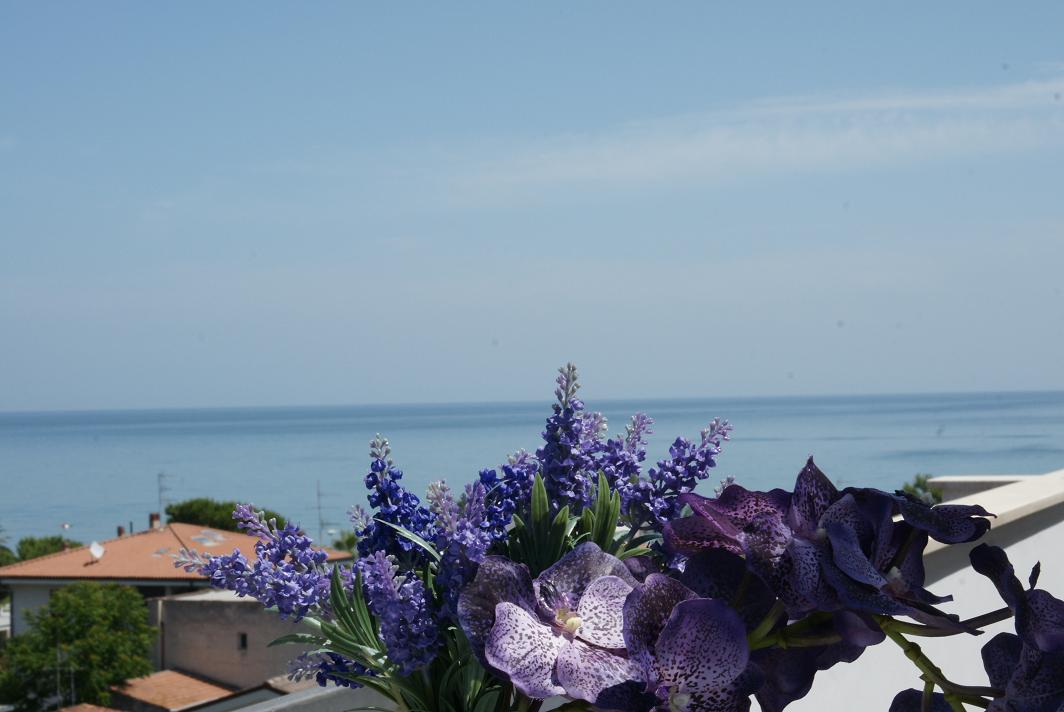Vista sul mare dal terrazzo
